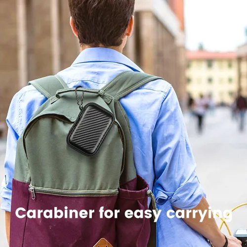Miniatura 7 de Estuche para Auriculares, RISETECH Estuche de Transporte para Auriculares Soporte de Almacenamiento Mini Bolsa Auriculares Bolsa Pequeña Accesorios