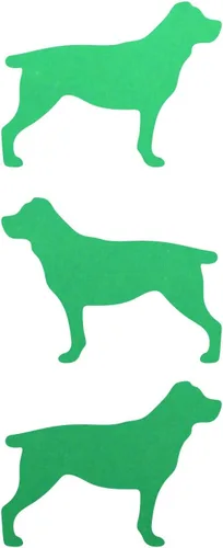 Miniatura 9 de LiteMark Calcomanías reflectantes de color amarillo limón de 2.5 pulgadas Rottweiller - Paquete de 3 Lemon Yellow