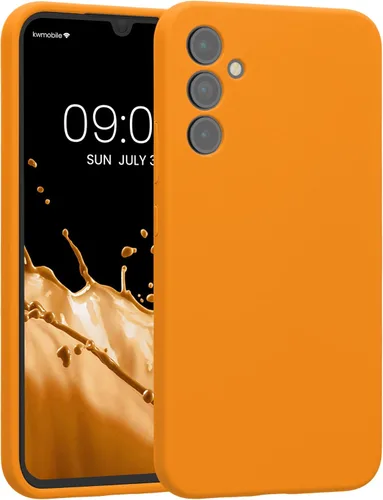 Miniatura 64 de kwmobile Funda compatible con Samsung Galaxy A13 4G - Funda delgada de silicona TPU - Acabado suave al tacto - Amarillo radiante