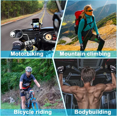Miniatura 8 de Accmor Guantes para Pantalla Táctil para Ciclismo - Tamaño Grande para Niños, Deporte para Hombres, Mujeres, Adolescentes, Pesca, Respirables