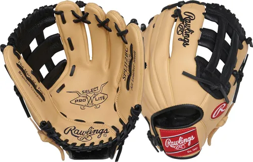 Miniatura 10 de Rawlings Guante de béisbol juvenil Select PRO LITE Modelos Pro Player Tamaños 10.5 a 12.25 pulgadas Múltiples estilos Kris Bryant Camello