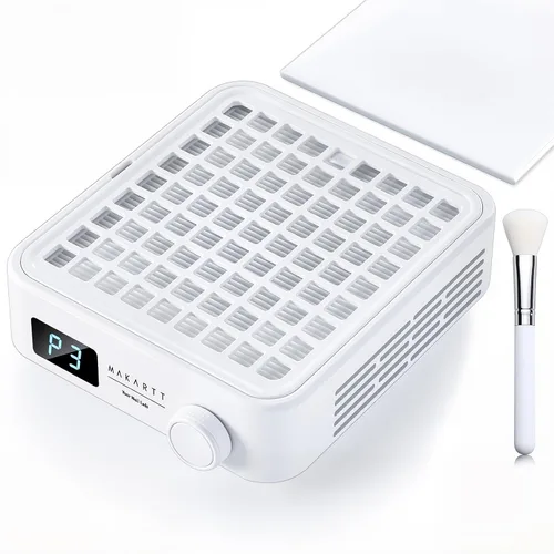 Miniatura 12 de Makartt - Colector de polvo de uñas profesional – Potente máquina de succión silenciosa para uñas acrílicas. Adecuado para manicura y pedicura
