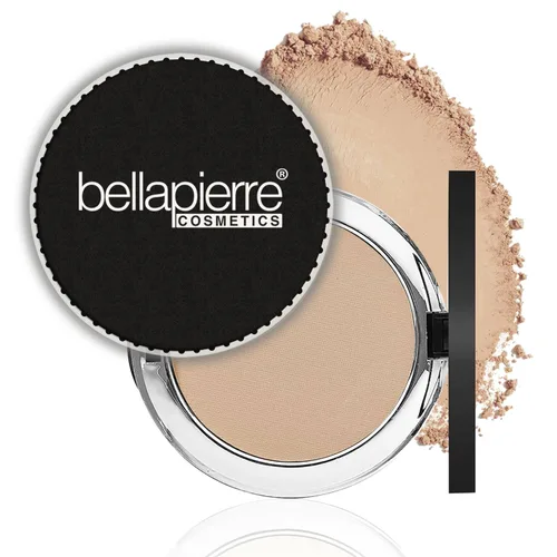 Miniatura 15 de bellapierre Base mineral compacta SPF 15, maquillaje natural vegano y libre de crueldad, base mate de cobertura completa, hipoalergénica, sin aceite