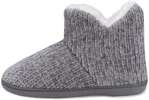 Miniatura 2 de pantuflas abrigadas de felpa, para interiores y exteriores, ideales para el invierno, para mujer, cómodas, botines