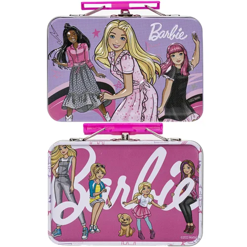 Miniatura 3 de Barbie – Townley Girl - Bálsamo labial a base de plantas de 4 paquetes con estuche de hojalata, juego de cosméticos de maquillaje para niños