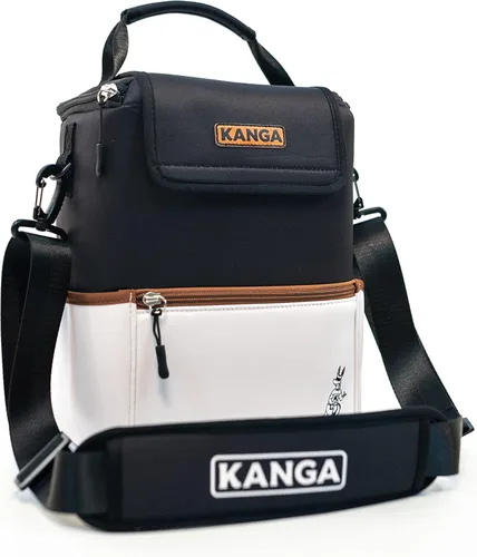 Miniatura 7 de Bolsa enfriadora aislada Kanga - Bolsa enfriadora suave - Enfriador de bebidas para 6 o 12 latas de cerveza y seltzer - Enfriador aislado a prueba