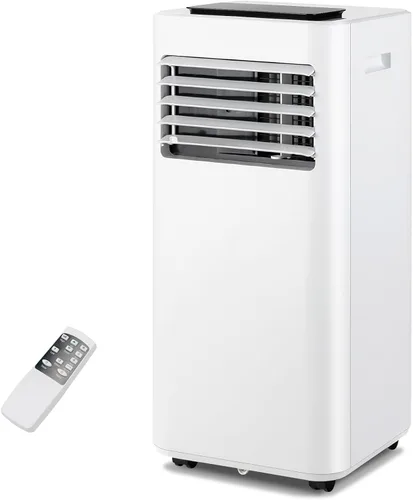 KOTEK Aire acondicionado portátil para habitación de hasta 350 pies cuadrados, unidad de CA 3 en 1 de 10000 BTU para dormitorio con modo de