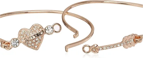 Miniatura 2 de GUESS Pulsera de tensión para mujer oro rosa talla única Vidrio