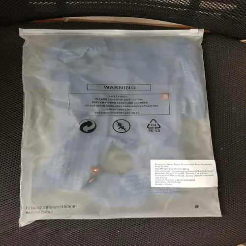 Miniatura 7 de Winmany Traje de punto de ganchillo para bebé, accesorios para fotografía de recién nacido, accesorios de disfraz para 0-2 meses Gris