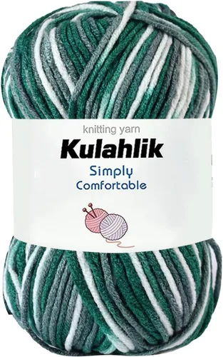 Miniatura 35 de 50g (1x50g) Hilo Acrílico para Crochet y Tejido, Hilo Degradado Colorido, 1 Rollo de Madejas, Hilo Acrílico Multicolor, Perfecto para Proyectos