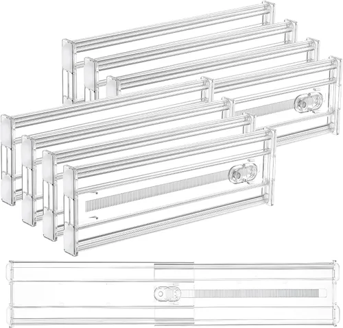 Miniatura 20 de Vtopmart Separadores de cajones de 2.36” con inserciones expandibles, organizador de cajones de cocina ajustable de 12.8"-22.3", separador