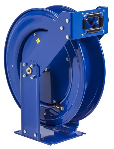 Miniatura 2 de Coxreels TSHL-N-650 Carrete de manguera con resorte de trabajo pesado Supreme Duty para aire/agua/aceite: 1" I.D., capacidad de manguera de 50