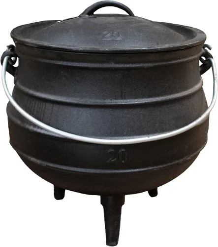 Miniatura 10 de Lehman's Campfire - Olla de hierro fundido con 3 patas y tapa, 13.5 pulgadas, 3.5 galones