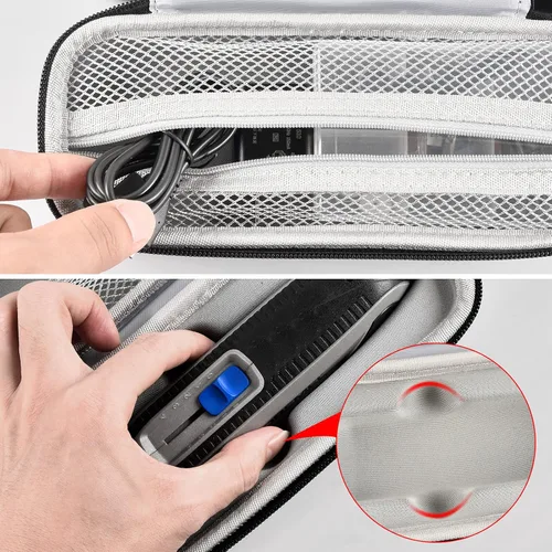 Miniatura 5 de Funda compatible con Dremel Lite 7760 N/10 4V Li-Ion/PawControl 7760-PET Kit de herramientas rotativas inalámbricas para perros, kit multiusos, Negro