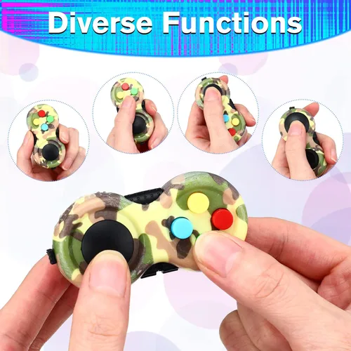 Miniatura 3 de Civaner 12 piezas de juguetes para aliviar la ansiedad y aliviar la ansiedad y el estrés (color mixto)