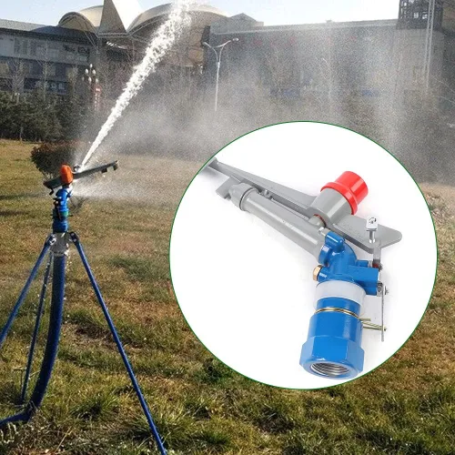 Miniatura 5 de Pistola de riego para riego agrícola y hortícola industrial, pistola de riego de área grande de 1 pulgada de 360°, rociador de riego para granjas