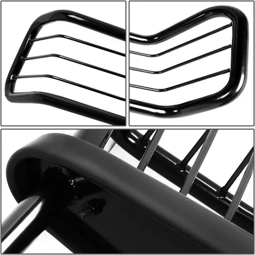 Miniatura 3 de DNA Motoring GRILL-G-064-BK - Protector de rejilla para parachoques delantero, color negro, compatible con Rav4 01-05