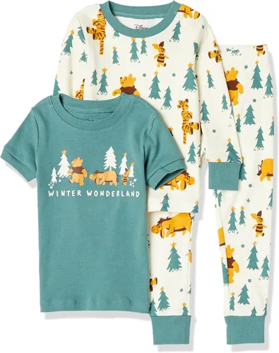 Miniatura 12 de Amazon Essentials Conjunto de pijama de algodón ajustado para niños
