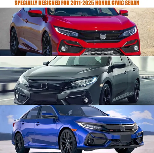 Miniatura 6 de Funda impermeable para automóvil de repuesto para Honda Civic Sedán 2011-2025, 6 capas para todo tipo de clima, funda para automóvil de ajuste