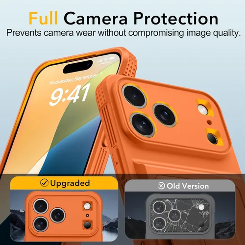 Miniatura 4 de Oterkin Funda tipo cartera para iPhone 17 Pro Max [4-5 tarjeteros] [Soporte] [Protección completa de la cámara] [Bloqueo RFID]