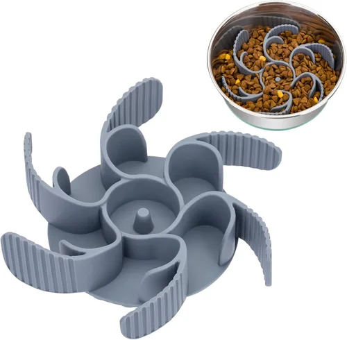 Miniatura 8 de Keegud Inserto de Tazones de Alimentación Lenta para Perros [Ventosas de Pulpo] Tazón para Perros Súper Firme de Alimentación Lenta [Cortable]