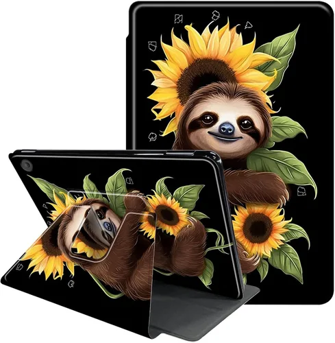 Miniatura 32 de Funda para Samsung Galaxy Tab A8 de 10.5 pulgadas 2022-360 grados giratoria multiángulo de visión protectora con apagado y encendido automático