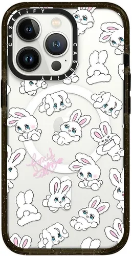Miniatura 350 de Funda Impact de CASETiFY para iPhone 13 Pro Max con Magsafe - Estuche Claro Cuento de Invierno - Claro Negro Estuche transparente Winter Tale