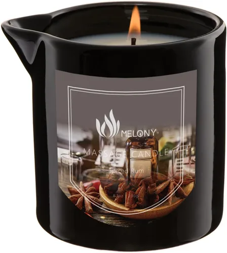 Miniatura 10 de MELONY Vela de Aceite de Masaje Excelente para Calmar, Aliviar y Relajar con Cera de Soja Natural 8.1oz (Chocolate Whiskey)