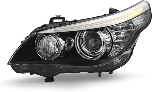 Miniatura 7 de AKKON - Par de faros delanteros con ajuste automático para BMW E60 E61 528/535/550/M5 OE 2008-2010