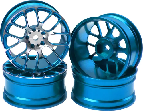 Miniatura 2 de 4 llantas de aluminio Vgoohobby de 0.472 pulgadas de ancho de cubo hexagonal de 0.472 pulgadas (1.024 in) compatibles con 1/10 Tamiya TT-01 Kyosho