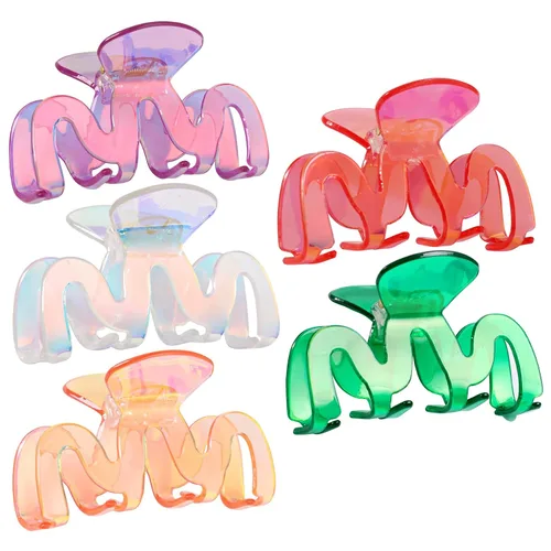 Miniatura 12 de Pinzas de garra para el cabello - Pinza de 3.35 pulgadas para mujeres con cabello grueso - Accesorios para mujeres y niñas - 3 piezas de pinzas