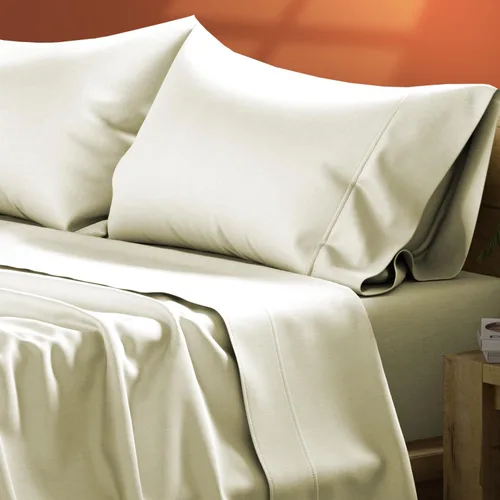 Miniatura 51 de TEXAS LINEN CO. Juego de sábanas de algodón egipcio Split King - 600 número de hilos, 5 piezas, sábanas blancas para cama ajustable, fibra 19: Raya