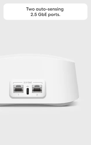 Miniatura 3 de Amazon eero 7 con 1 mes gratis de eero Plus (renovación automática): WiFi rápido hasta 2.5 Gbps, cubre hasta 2,000 sq. ft., paquete de 1
