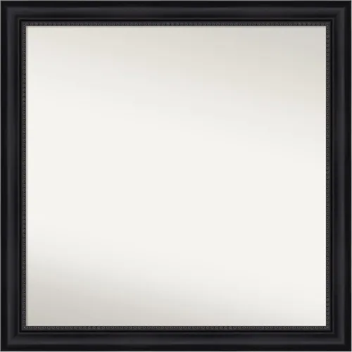 Miniatura 26 de Amanti Art Espejo personalizado, espejo de baño negro Astor, espejo de pared o espejo de tocador de baño sobre el fregadero (25 x 25 pulgadas)