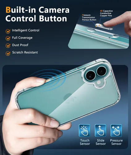 Miniatura 244 de FNTCASE Funda para iPhone 13 Pro-Max: Fundas magnéticas transparentes compatibles con Magsafe Slim anti amarillamiento protección contra caídas