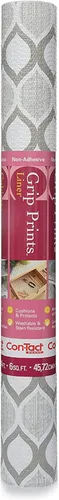 Con-Tact Brand Grip Prints - Forro versátil de 18 x 4 pies, duradero, no adhesivo, antideslizante, para cajones y gabinetes en elegante piedra