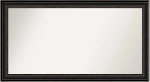 Miniatura 291 de Amanti Art Espejo de baño de bronce para sobre el fregadero, 24 x 24 pulgadas, espejo cuadrado de bronce Lara para tocador, marco de madera