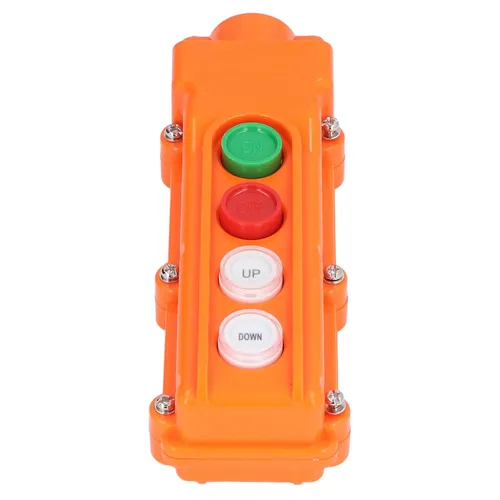 Miniatura 8 de COB-61A interruptor de botón de empuje de grúa Interruptor de control remoto de alzamiento a prueba de lluvia para grúas puertas traseras