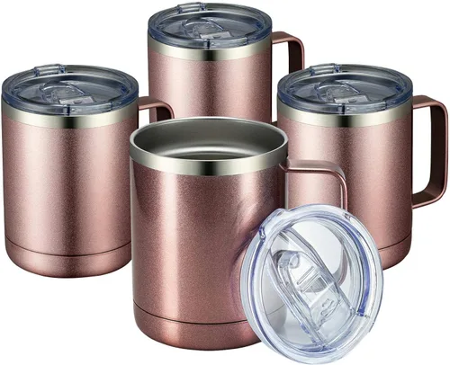Miniatura 20 de MEWAY - Taza de café con asa, vaso térmico