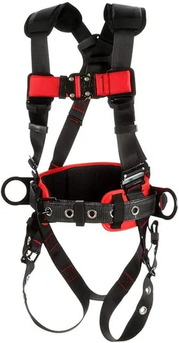Miniatura 2 de 3M Protecta Construction Style - Arnés de posicionamiento 1161315, negro, pequeño, 1 Ea/estuche
