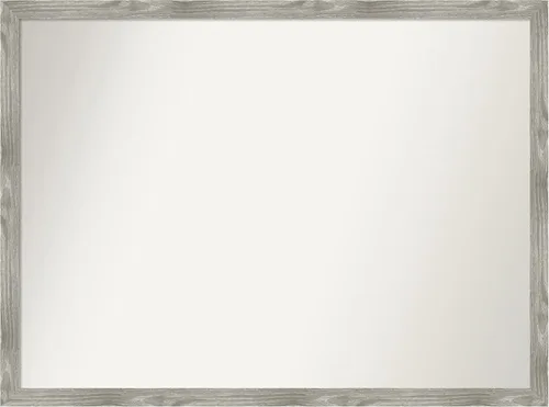 Miniatura 551 de Amanti Art Espejo personalizado, espejo de baño gris plomo a rayas, espejo de pared o espejo de tocador de baño sobre el fregadero