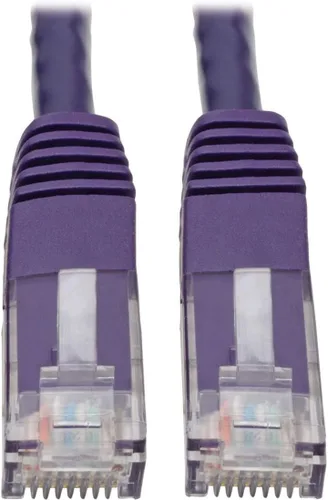 Miniatura 21 de Tripp Lite Cable de conexión moldeado Gigabit Cat6 Cat5e RJ45 M/M 550MHz Amarillo