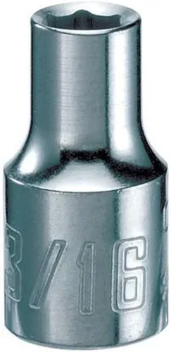 Miniatura 14 de CRAFTSMAN - Llave poco profunda, SAE, accionamiento de 1/4 de pulgada, 9/32 de pulgada, 6 puntas (CMMT43494)