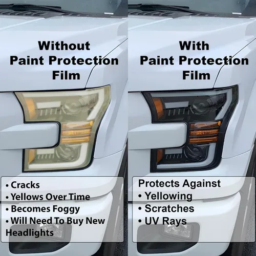 Miniatura 3 de BOGAR TECH DESIGNS Kit de película PPF de luz completa para faros delanteros compatible con Honda HR-V 2023-2025, sujetador transparente