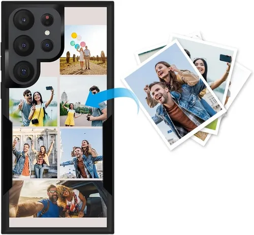 Miniatura 67 de Funda protectora personalizada para Samsung Galaxy S22 Ultra 5G (versión 2022), funda protectora de doble capa resistente con múltiples fotos, a