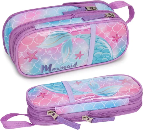 Miniatura 17 de Bagseri Pencil Case for Kids - Expandable Pencil Case for Boys Pencil Pouch Pencil Box Organizer Cute Pencil Bag for Student School, Black Football