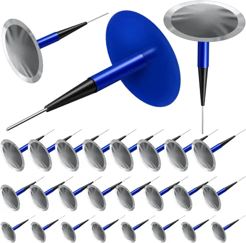 Frienda Kit de 24 parches de neumáticos de 1/6 pulgadas x 1 3/8 pulgadas, 1/4 pulgadas x 1 3/4 pulgadas y 3/8 pulgadas x 2 3/8 pulgadas de goma para
