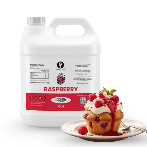 Miniatura 16 de Dolce Flav Extracto de Frambuesa – 2 onzas de saborizante concentrado de frambuesa soluble en aceite, kosher, sin azúcar, para chocolates, caramelos