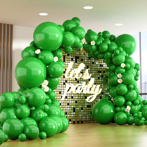 Miniatura 18 de Paquete de 150 globos metálicos dorados de diferentes tamaños, 18, 12, 10, 5 pulgadas, kit de arco de guirnalda de globos para cumpleaños, Oro