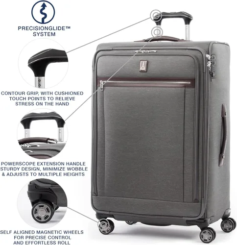 Miniatura 2 de Travelpro Platinum Elite-Softside - Maletas expansible con ruedas giratorias Gris Vintage 409186905